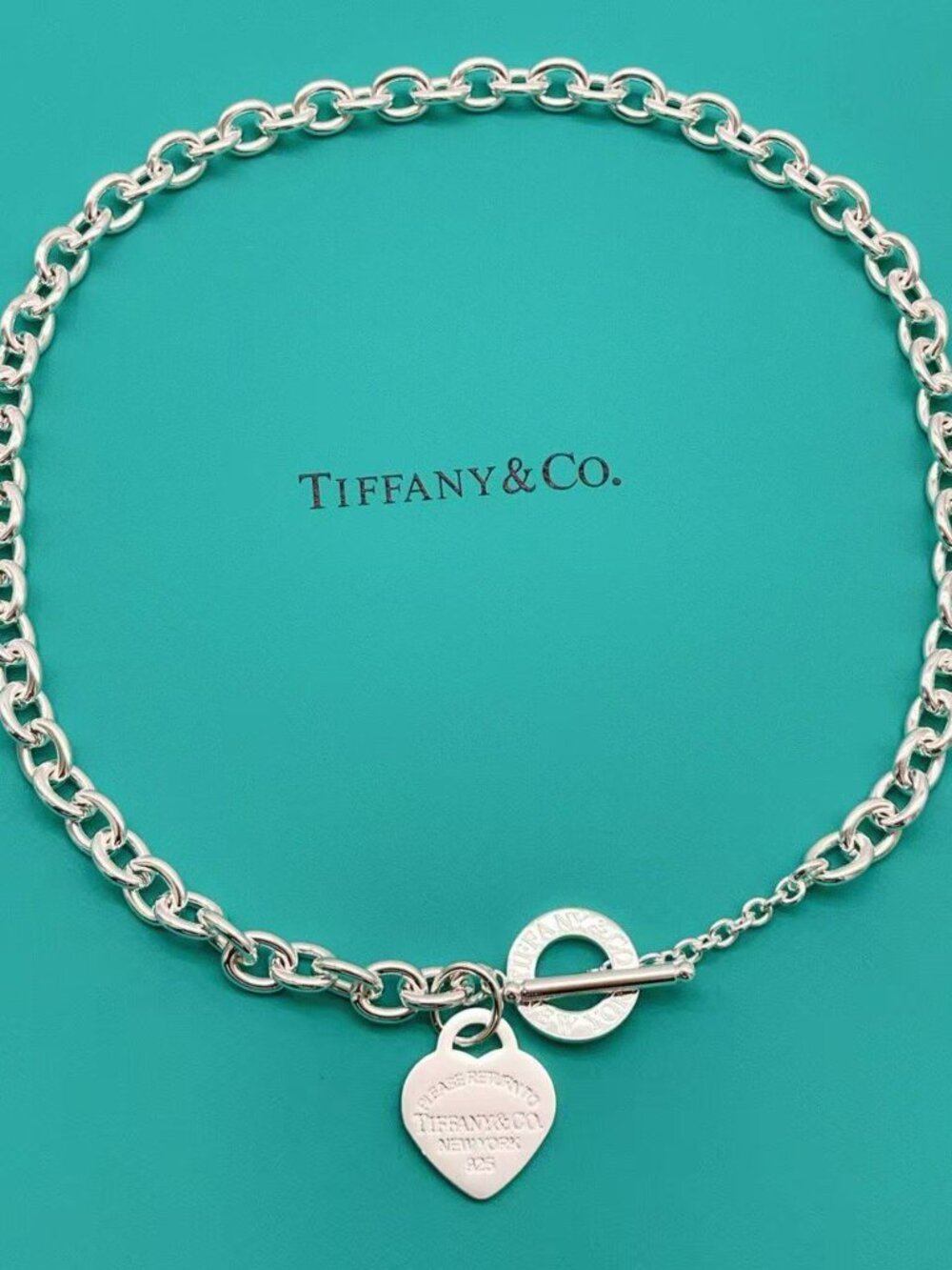 Tiffany Silver Heart Necklace